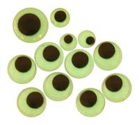 Googly Eyes, D: 8+10+14 mm, fluorescent, 30asstd (US IMPORT)
