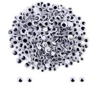 Googly Eyes Self Adhesive - 200pcs Self Adhesive Wiggle Googly Eyes,Sticky Wiggle Googly Eyes - 8mm+10mm Small Googly Eyes for Crafts, Scrapbooking, Dolls & DIY Projects