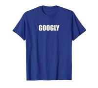 Googly - Funny Word Typography T-Shirt, Men, Royal Blue, 3X-Large
