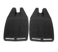 GOOHOCHY 1 Pair Wheelchair Footrest Durable Foot Pedal Replacement for All Wheelchair Types Thickened Design with Slip Protection Comfortable Leg Rest for Mobility and Daily Living
