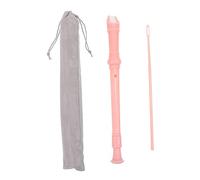 GOOHOCHY 1 Set Clarinet for Pink Soprano Recorder Educational Music for Beginners Lightweight and Easy to Use for Boys and Cultivates Creativity and Musical Skills