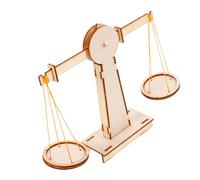 GOOHOCHY 1 set DIY Wooden Balance Scale Interactive Assembly Plaything for Educational Stem Project for Learning Math and Creative Art Activity for Boys