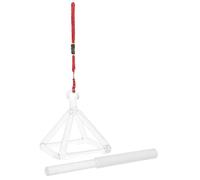 GOOHOCHY 1 Set Singing Pyramid Set Quartz Healing Ornaments for Meditation Relaxation and Sound Therapy for Home Decor and Wellness Spaces