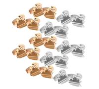 GOOHOCHY 10 Pairs Metal Seamless Magnetic Buckle Clasps for Bags and Curtains No-sew Snap Fasteners for Purse Hardware Magnetic Curtain Tieback Hooks Easy DIY Closure Accessories