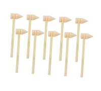 GOOHOCHY 10 Pcs Cake Hammers Lightweight Crab Mallets with Long Handle for Easy Seafood Shell Cracking and Parent Craft Interaction