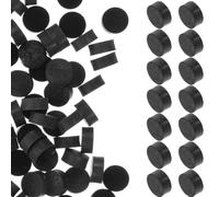 GOOHOCHY 100pcs Acrylic Inlay Dots for Mandolin and Acoustic Guitar Fingerboard, High Performance Black Guitar Tone Point Markers for Fretboard Inlay Work