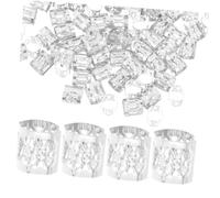 GOOHOCHY 100pcs Adjustable Metal Hair Braid Rings for Dreadlocks and Braids Secure Grip Silver Hair Jewelry Accessories for Women Versatile DIY