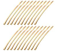 GOOHOCHY 100pcs Metal Bobby Pins and Women, Simple Decorative Hair Clips with Attractive Appearance, Elegant Golden Hairpins Suitable for Daily Life and Party Hair Styling