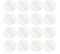 GOOHOCHY 100pcs Plastic Business Card Display Holders with Base, Not Easy to Fall, Long Serving Life, for Office and Home Use as Card Stand Organizers