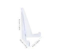 GOOHOCHY 10PCS Acrylic Tabletop Display Easels Mini Tripod Card Holder Stands for Trading Cards Football Basketball Collectible Display