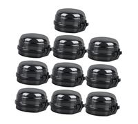 GOOHOCHY 10pcs Childproof Gas Stove Knob Covers Transparent Safety Knob Protectors for Oven and Kitchen Appliances Easy Installation to Prevent Accidental Activation and Girls and Pets