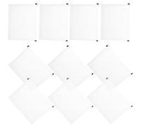 GOOHOCHY 10pcs D File Bag Plastic Document Folder Office Receipt Storage Bag Easy Carry Stationery Organizer and Briefcase