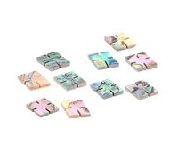 GOOHOCHY 10pcs Guitar Fretboard Markers Green Dot Stickers Acoustic Guitar Accessories Durable Fade-resistant Music Instrument Supplies