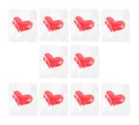 GOOHOCHY 10pcs Heart Pendant Charms for Necklaces and Crafting, Plastic and Resin Material, Cute and Stylish DIY Pendant Accessories for Jewellery Making