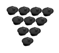 GOOHOCHY 10pcs Lockable Piggy Bank Stoppers with Keys Plastic Coin Plug Closure Accessories for Money Saving Boxes Secure Bottom Covers for DIY Cash Boxes Easy Access Savings Protection