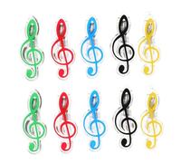GOOHOCHY 10pcs Music Score Holders Creative Music Note Clamps for Easy Page Management Lightweight and Stylish Sheet Clips for Musicians and