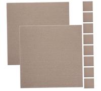GOOHOCHY 10pcs Self-adhesive Slip Floor Tiles Heavy Duty Double Sided Sticker for Outdoor Peel and Stick Adhesive Tiles for Carpet
