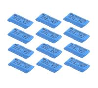 GOOHOCHY 12Pcs Guitar String Cleaner Eraser for Polishing and Removing Rust on Guitar and Pipa Strings Blue Tool
