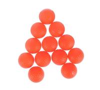GOOHOCHY 12pcs Orange Indoor Practice Golf Balls Training Aids Soft Sports Balls for Golf Swing Exercise