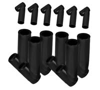 GOOHOCHY 12pcs Plastic Kite Rod Connectors Bulk DIY Replacement Parts for Sport Kites Flexible Three-way Design for Boys Adults Outdoor Flying