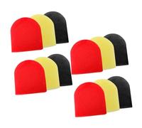 GOOHOCHY 12pcs Sponge Microphone Covers Thick Windscreen for Handheld Mics Reduces Noise and Wind Interference for Ktv and Stage
