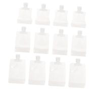 GOOHOCHY 12PCS Travel Lotion Dispensing Bags Leakproof Empty Essence Storage Pouches with Suction Mouth Portable Cosmetic Containers PE Pa Pet Material for Travel Convenience