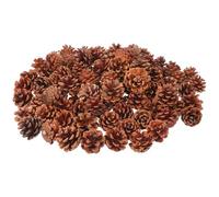 GOOHOCHY 130Pcs Natural Small Pine Cones 3-4Cm Mini Pinecone Ornaments for Christmas Thanksgiving DIY Crafts and Vase Fillers Seasonal Holiday Decorations
