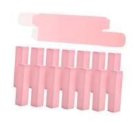 GOOHOCHY 15pcs Pink Paper Lipstick Packing Boxes Lip Balm Container Wrapping with Sleek Minimalist Design for Elegant Cosmetic Presentation and Efficient Product Protection