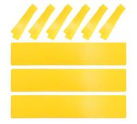 GOOHOCHY 15pcs Tennis Court Marker Lines Set, Yellow Flat Anti-Slip Boundary Markers for Outdoor Indoor Tennis, Pickleball, Badminton, Volleyball Training Accessories