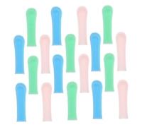 GOOHOCHY 18pcs Ear Wax Remover Kit Ear Spoon Head Accessories Cleaning Covers Soft Silicone for Comfortable