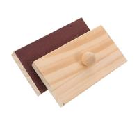 GOOHOCHY 1pair Boy Girl Wooden Sand Blocks Percussion Instrument for Music Education and Rhythm Training Coordination and Motor Skills for Toddlers and Preschoolers