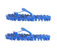 GOOHOCHY 1pair Foot Massage Slippers for Bathroom Acupressure Design for Relaxation and Comfort Non- Pedicure Shoes for Home Use