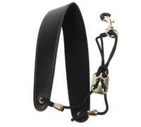 GOOHOCHY 1Pc Durable Saxophone Shoulder Strap Comfortable Single Shoulder Saxophone Belt for Alto Tenor and Soprano Saxophones for Musicians Black