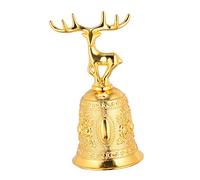GOOHOCHY 1pc Hand Bell Christmas Party Bell for Calling Lightweight and Portable for Schools Restaurants and Events