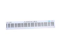 GOOHOCHY 1pc Portable Key Piano Practice Chart Finger Simulation Guide for Beginners Design Music Theory Chart Teaching Aid for Piano Students