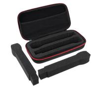 GOOHOCHY 1pc Portable Microphone Storage Bag Microphone Pouch for Travel and Black Carrying Case Creative Design Anti-Shock and Anti-Pressure Features