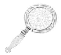 GOOHOCHY 1pc Stainless Steel Bar Cocktail Strainer Lightweight Ice Strainer for Professional Bartenders Compact Design for Easy Use and Portability for Home and Bar Mixologists