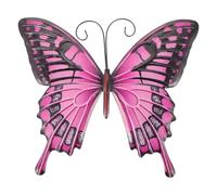 GOOHOCHY 1pcs Metal Butterfly Wall Decor Iron Art Butterflies Pendant Hanging Decoration Wall Ornament for Indoor Outdoor Balcony Patio Living Room Home Garden
