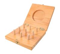 GOOHOCHY 1set Finger Dexterity Trainer for Rehabilitation and Occupational Therapy Hand Exercise Tool with Nine Pegs Material and Compact Design for Physical Therapy and Fine Motor Skill