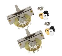 GOOHOCHY 1set Guitar Way Pickup Toggle Knob Cap Easy Installation for Electric Guitars and Design Lightweight and Portable for Musicians