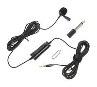 GOOHOCHY 1set Lavalier Microphone Clip Interviews Live Broadcasts and Lectures High Sensitivity Design for Cameras Smartphones and Computers