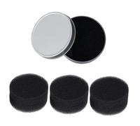 GOOHOCHY 1Set Quick Makeup Brush Cleaner Tool with Replacement Sponges Efficient Color Removal Sponge for Home Use and Travel Easy Makeup Mark Removal Without Water Chemicals