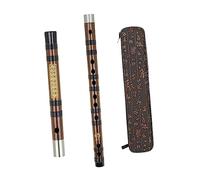 GOOHOCHY 1set Scale Bamboo Flute for Beginners Smooth Surface Professional Machine-cut Sound for Developing Musical Skills Comes Storage Box