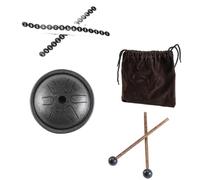 GOOHOCHY 1Set Steel Tongue Drum Notes Pocket Drum for Music Education and Meditation Durable Ethereal Instrument for Imagination and Concentration