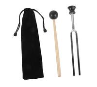 GOOHOCHY 1set Tuning Fork Set Hammer and Bag for Sound Healing Meditation Yoga and Relaxation for Chakra Therapy and Music Tuning
