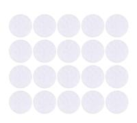 GOOHOCHY 2 Pack 200pcs round Cotton Core Facial Vacuum Filters Replacement Pads for Beauty Accessories, White Cotton Material, Suitable for Home Cleaning Use