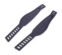 GOOHOCHY 2 Pcs Adjustable Exercise Bike Pedal Straps Lightweight Foot Straps for Stationary Cycling Easy to Store Durable Design for Gym Accessories