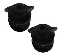 GOOHOCHY 2 Set Cymbal Plastic Bracket with Felt Pads and Hand-tightening Screws for Drum and Cymbal Storage and Transportation, Water Resistant and Portable Stackers