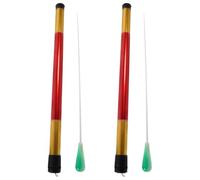 GOOHOCHY 2 Sets Orchestral Conducting 15 Inch with Organizer Tube, Portable and Scratch-resistant Music Band Conducting Accessories for Choir and Concerts