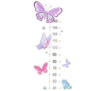 GOOHOCHY 2 Sheets Removable Growth Chart Decal with Colorful for Nursery Living Height Measurement Sticker for Boys and Bedroom Decor